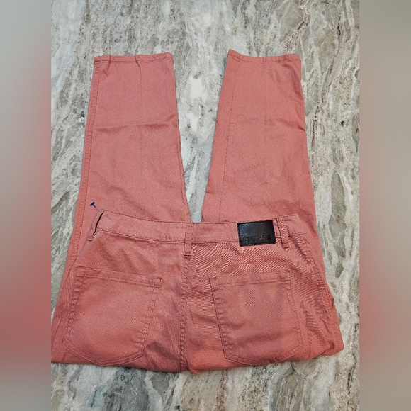 DKNY Jeans Women’s Slim Stretch Pants Rust Red Size 29 - Picture 7 of 11